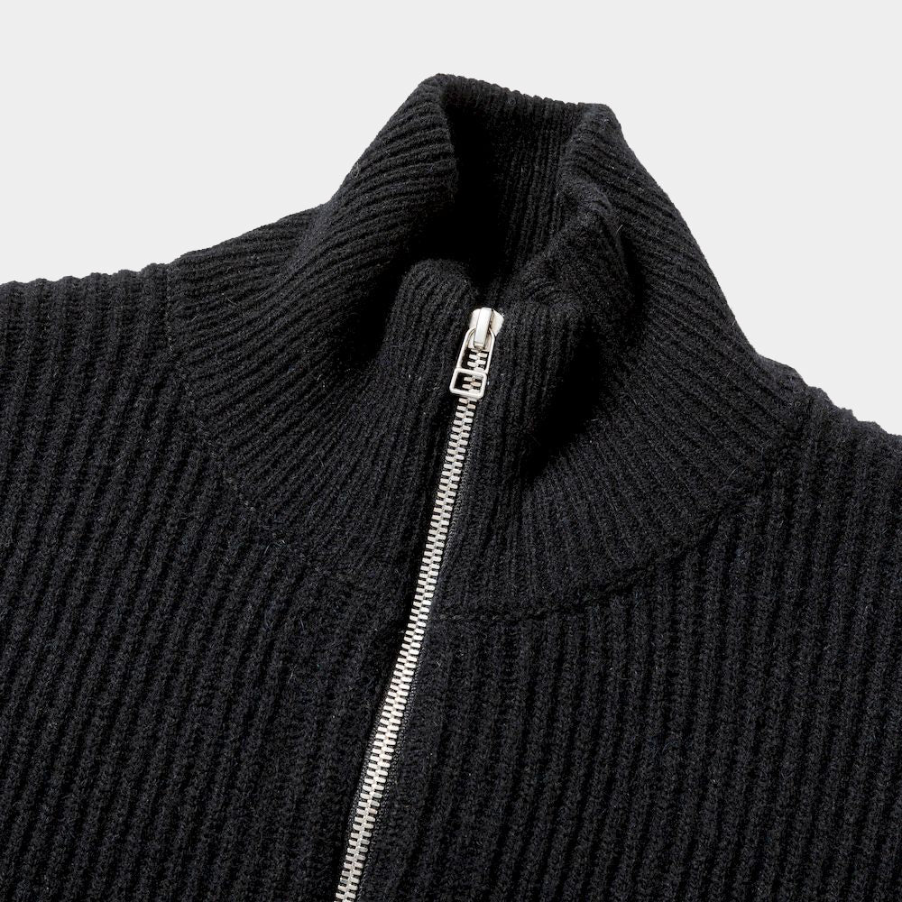 Alpaca Drivers Knit (Off Black) / MW-KT23203 – meanswhile 公式 