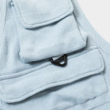 Cotton Knit Luggage Vest (Sax) / MW-KT24103