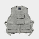 Body Armor Knit Vest (Grey) / MW-KT24201