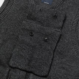 Body Armor Knit Vest (Charcoal) / MW-KT24201