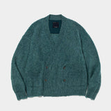 Mohair Double Knit Cardigan (Green) / MW-KT24203