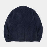 Mohair Double Knit Cardigan (Navy) / MW-KT24203