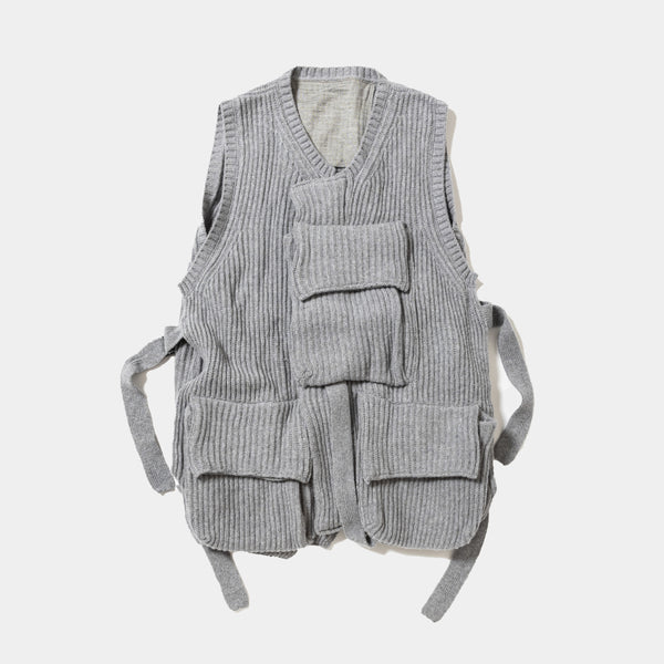 Body Armor Knit Vest(Grey)/MW-KT25202