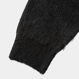 Mohair Double Knit开衫（黑色）/MW-KT25203