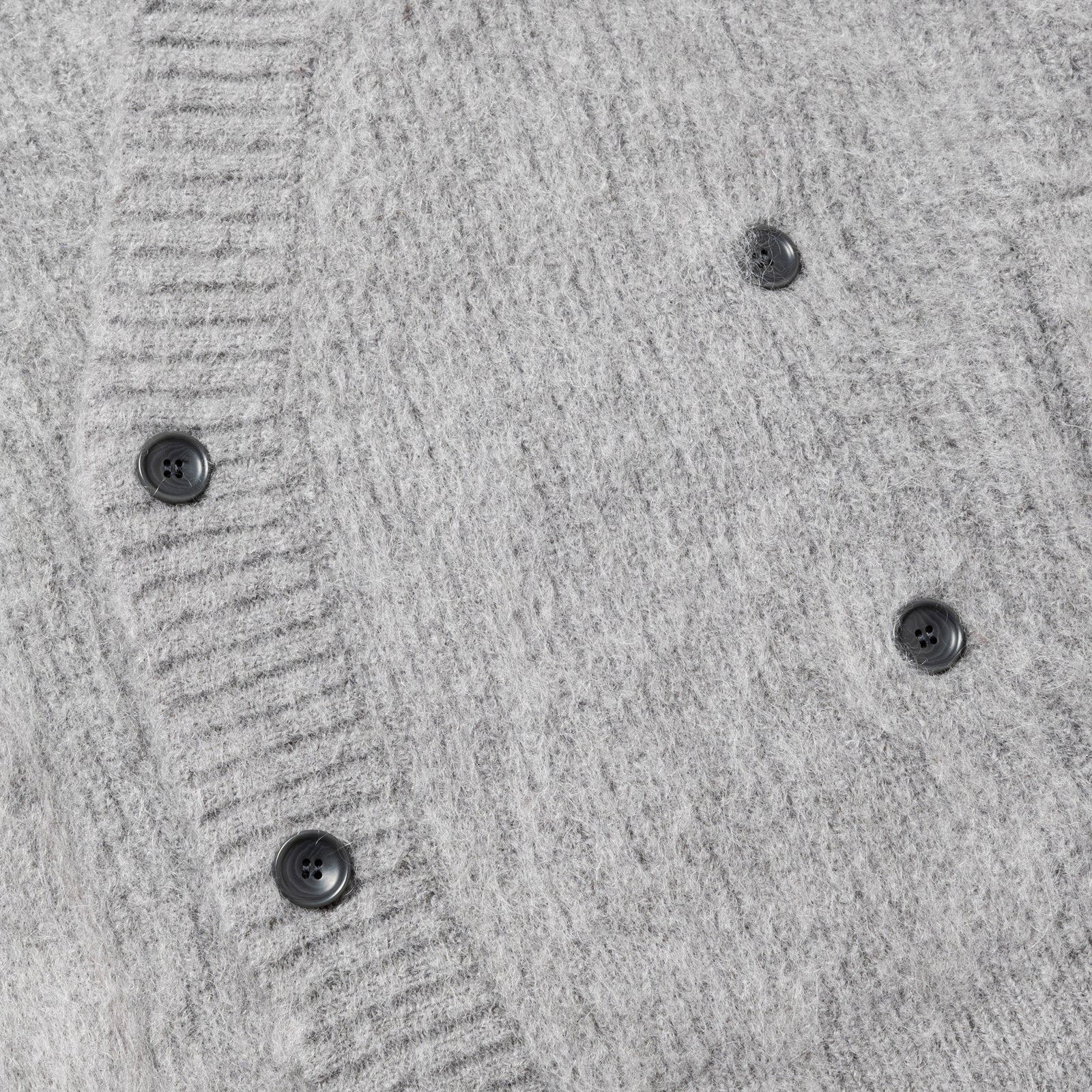 Mohair Double Knit Cardigan(Grey)/MW-KT25203 – meanswhile 公式