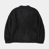 Mohair Double Knit开衫（黑色）/MW-KT25203
