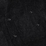 Mohair Double Knit开衫（黑色）/MW-KT25203
