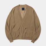 Dappled sunlight Double Knit Cardigan(Greige)/MW-KT26101