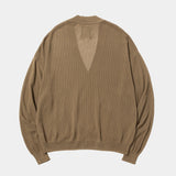Dappled sunlight Double Knit Cardigan(Greige)/MW-KT26101