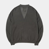 Dappled sunlight Double Knit Cardigan(Charocoal)/MW-KT26101