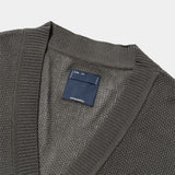 Dappled sunlight Double Knit Cardigan(Charocoal)/MW-KT26101