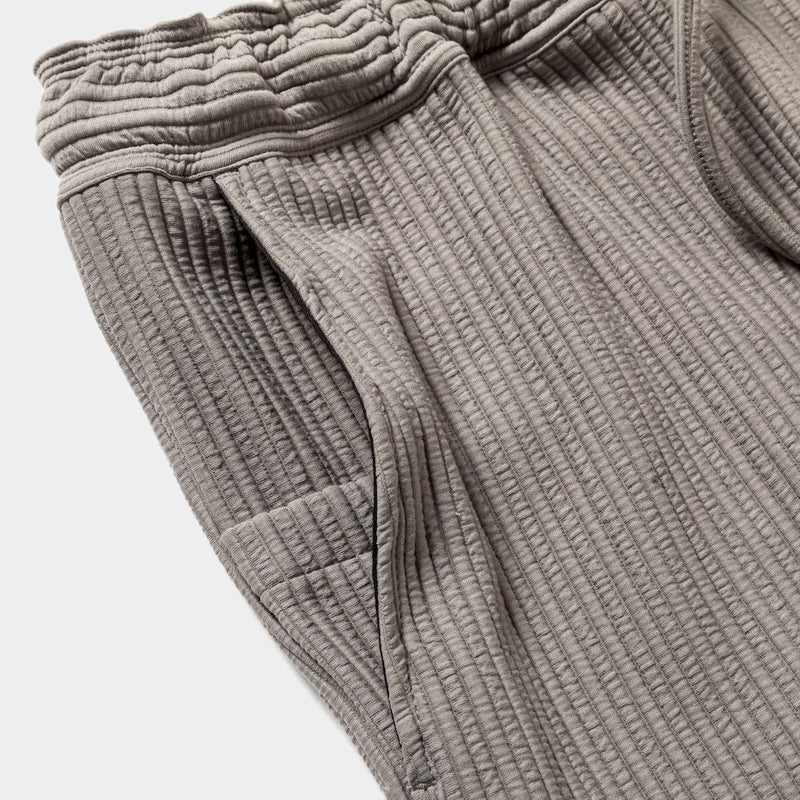 Uneven Fabric Slim Slacks(Grey)/MW-PT23205
