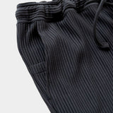 Uneven Fabric Slim East PT (Navy)/MW-PT24106