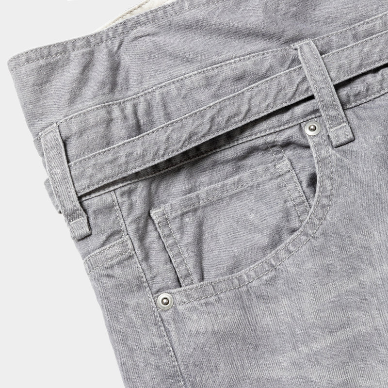 Fade Denim Wrap PT “Wide”(Gray)/MW-PT25103