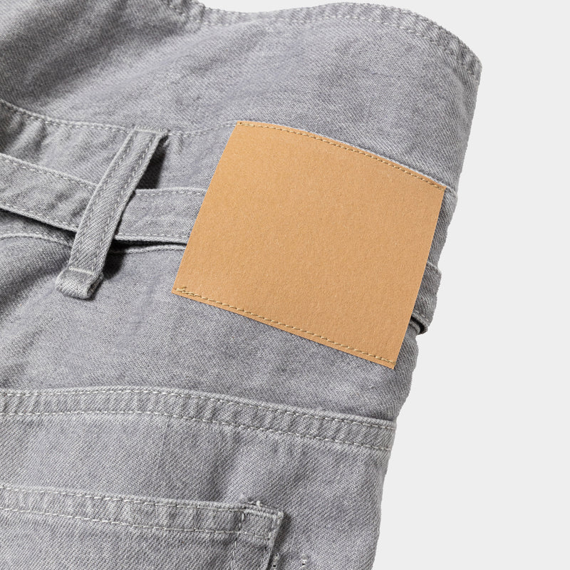 Fade Denim Wrap PT “Wide”(Gray)/MW-PT25103