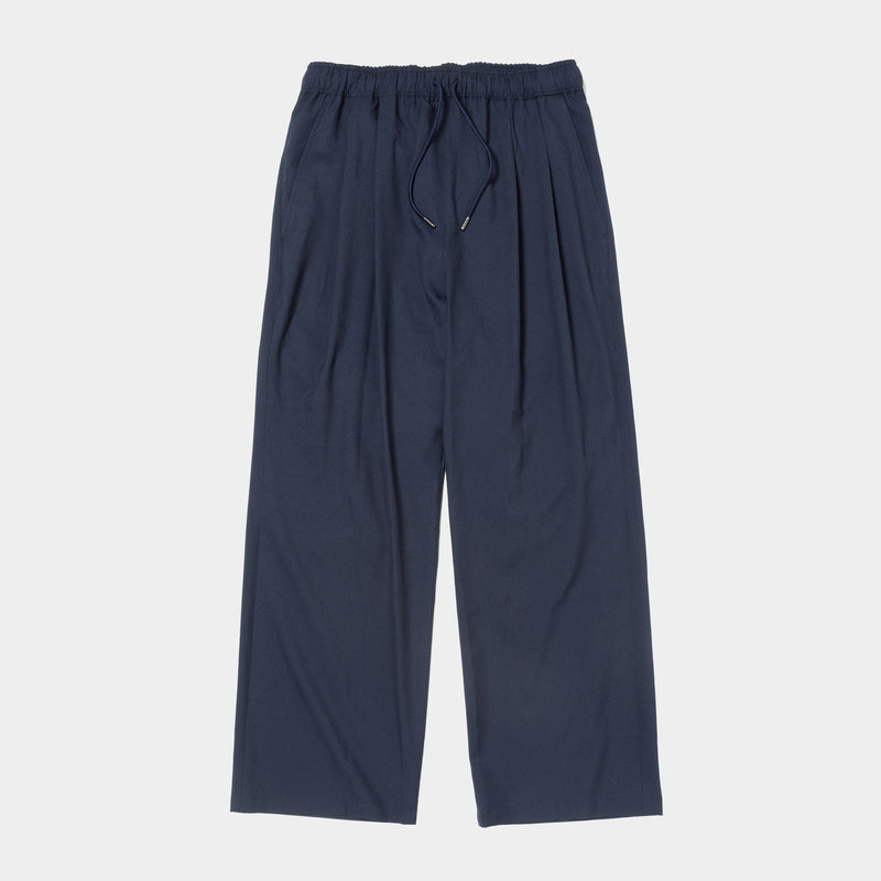 Breathable Wide Slacks(Navy)/MW-PT25109