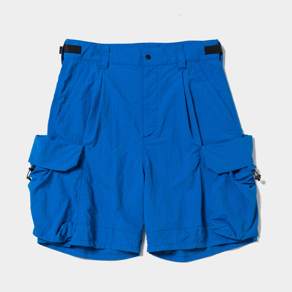 Nylon Luggage Cargo Shorts(Cobalt Blue)/MW-PT25113