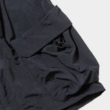 Nylon Luggage Cargo Shorts(Off Black)/MW-PT25113