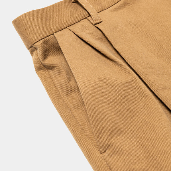 Dress Chino High-waist Slacks (Beige)/MW-PT25202