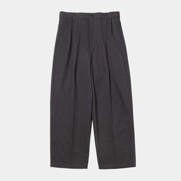 Dress Chino High-waist Slacks (Charcoal)/MW-PT25202
