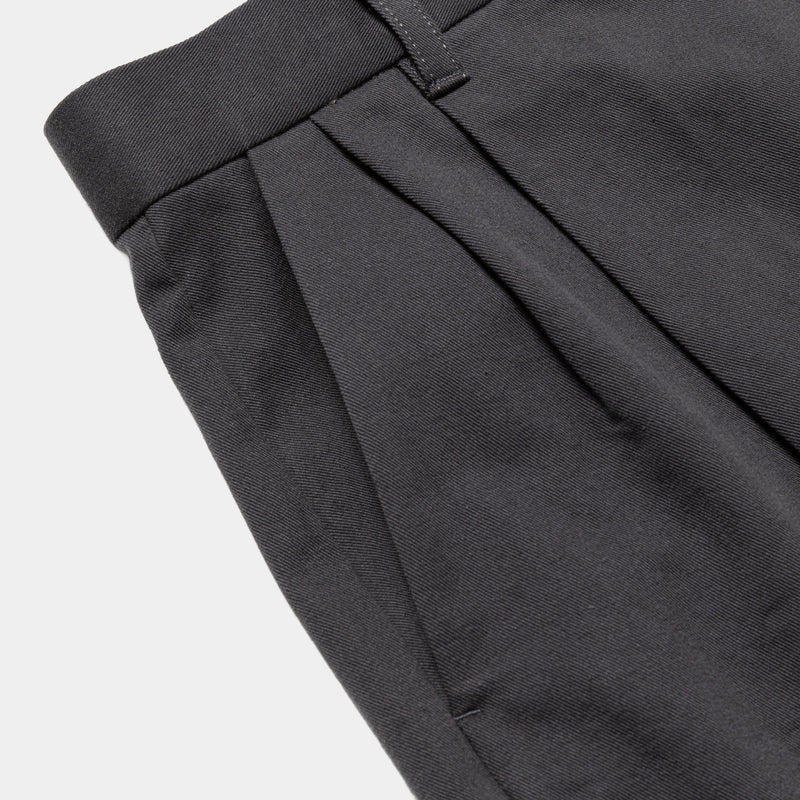 Charcoal High-Waist Slacks (Charcoal)/MW-PT25202 드레스