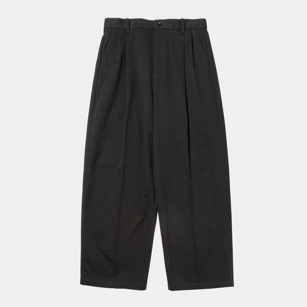 Dress Chino High-waist Slacks (Off Black)/MW-PT25202