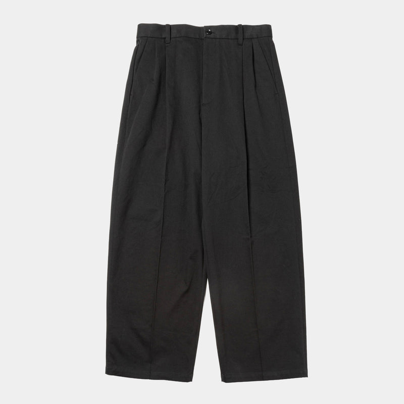 Dress Chino High-waist Slacks (Off Black)/MW-PT25202