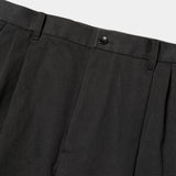 Dress Chino High-waist Slacks (Off Black)/MW-PT25202