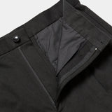 Dress Chino High-waist Slacks (Off Black)/MW-PT25202