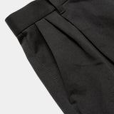 Dress Chino High-waist Slacks (Off Black)/MW-PT25202