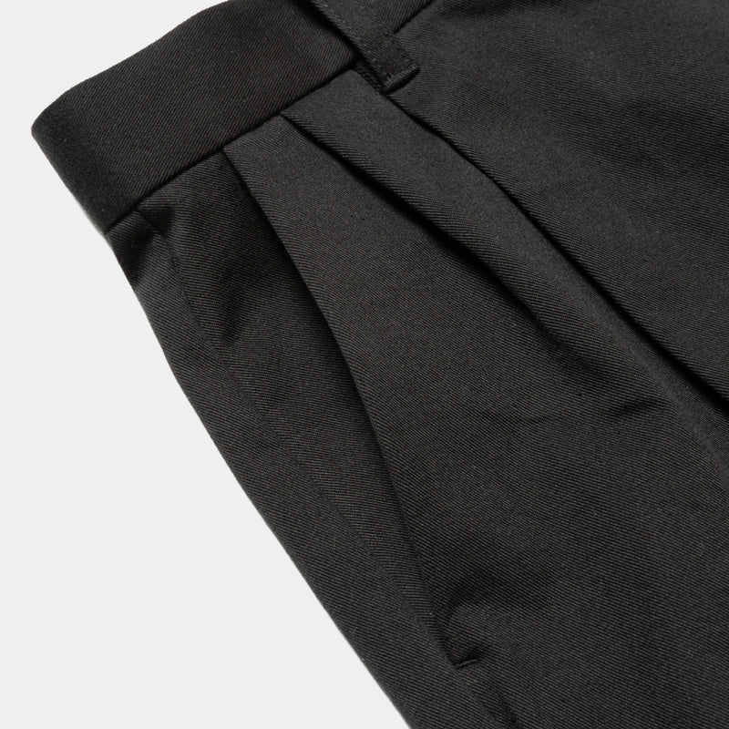 Dress Chino High-waist Slacks (Off Black)/MW-PT25202