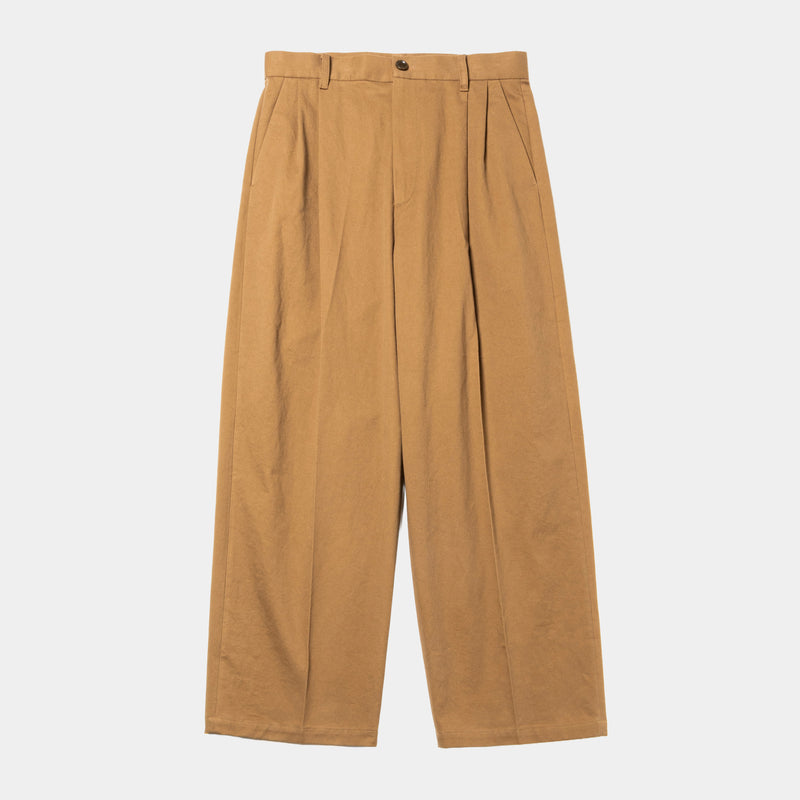 Dress Chino High-waist Slacks (Beige)/MW-PT25202
