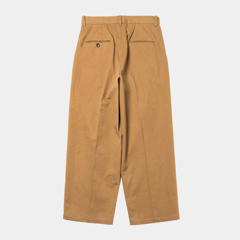Dress Chino High-waist Slacks (Beige)/MW-PT25202