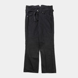 Fade Denim Wrap PT “Flare”(Off Black)/MW-PT25206