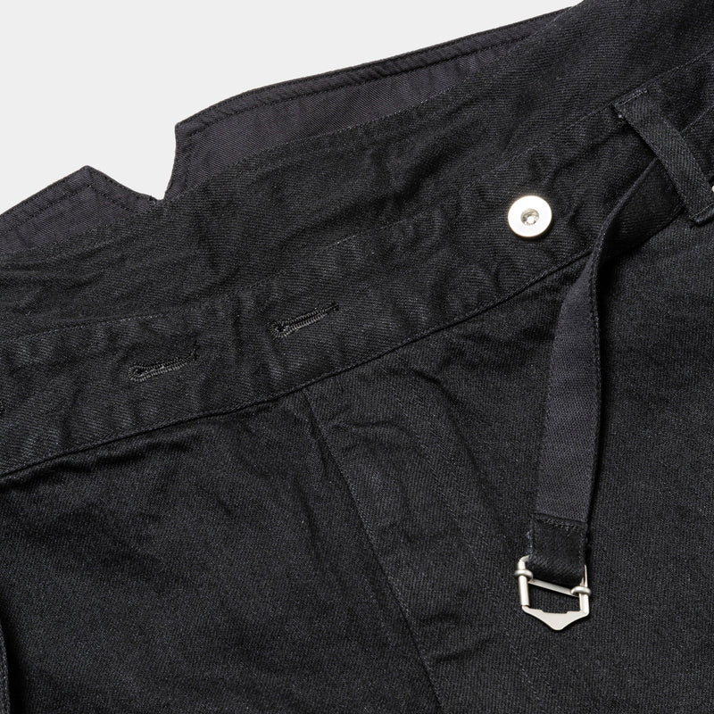 Fade Denim Wrap PT “Flare”(Off Black)/MW-PT25206