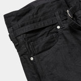 Fade Denim Wrap PT “Flare”(Off Black)/MW-PT25206
