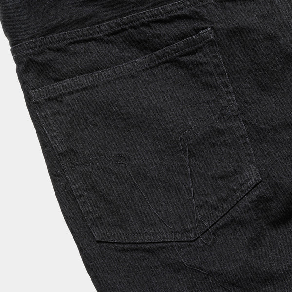 Fade Denim Wrap PT “Wide” (Off Black)/MW-PT25207