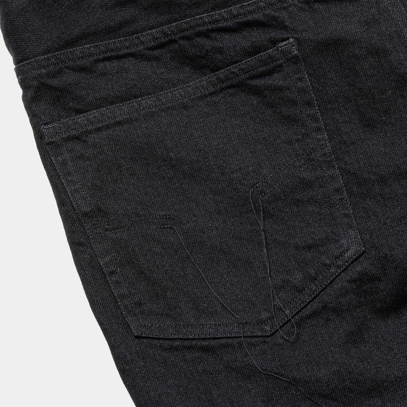 Fade Denim Wrap PT “Flare”(Off Black)/MW-PT25206
