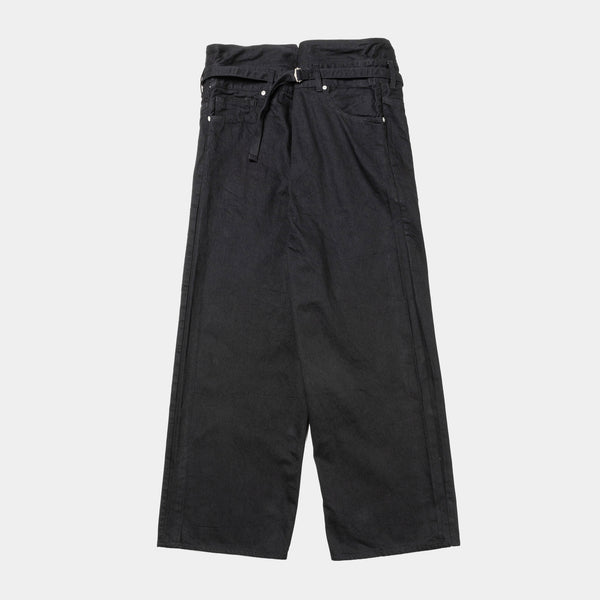Fade Denim Wrap PT “Wide” (Off Black)/MW-PT25207
