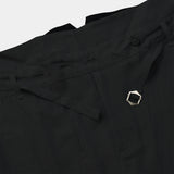 Cotton Wool Wrap Trousers(OFF BLACK)/MW-PT26205
