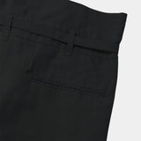 Cotton Wool Wrap Trousers(OFF BLACK)/MW-PT26205