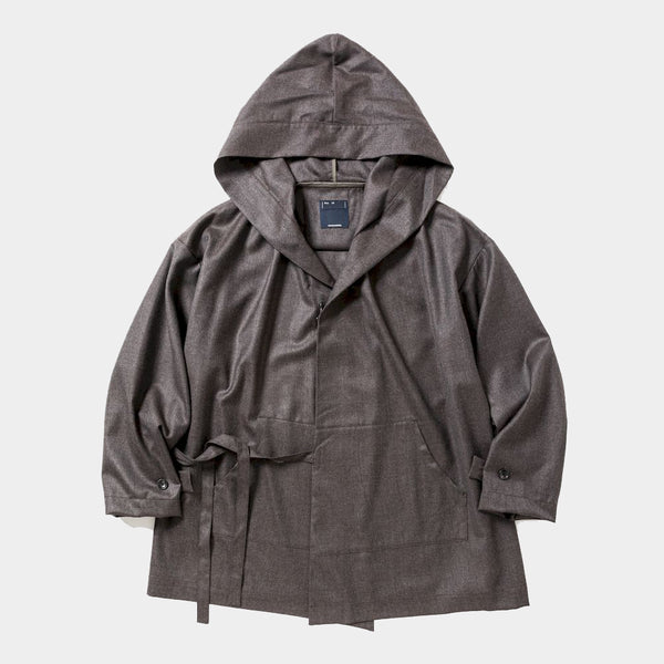Double-Breasted Mexican Parka (Charcoal) / MW-SH23203