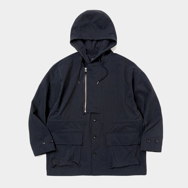 Dope Dyed Hooded Blouson (Off Black) / MW-SH24101