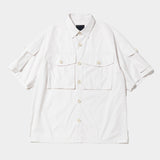 Trinity Chambray Safari S/S SH(RGB White)/MW-SH25106