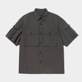 Trinity Chambray Safari S/S SH(Graphite)/MW-SH25106