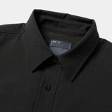 양모 시어 서커 사이드 슬릿 l/S SH (Off Black)/MW-SH25204