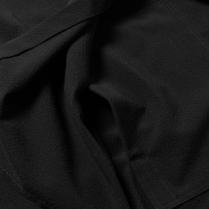 양모 시어 서커 사이드 슬릿 l/S SH (Off Black)/MW-SH25204