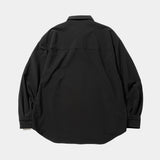 양모 시어 서커 사이드 슬릿 l/S SH (Off Black)/MW-SH25204