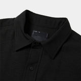 Breathable Linen Luggage L/S SH(Off Black)/MW-SH26102