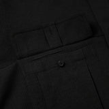 Breathable Linen Luggage L/S SH(Off Black)/MW-SH26102